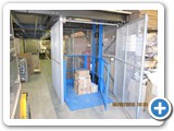 mast-type goods lift installed in Poole