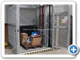 galvanized goods lift 2000kg