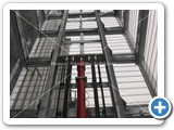 goods lift mast galvanised 2000kg